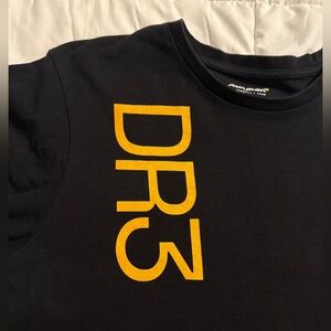 McLaren Black T-Shirt with Yellow DR3 Logo